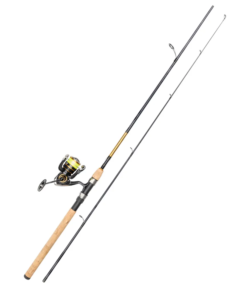 Fishing rod rental flyer from Sauva